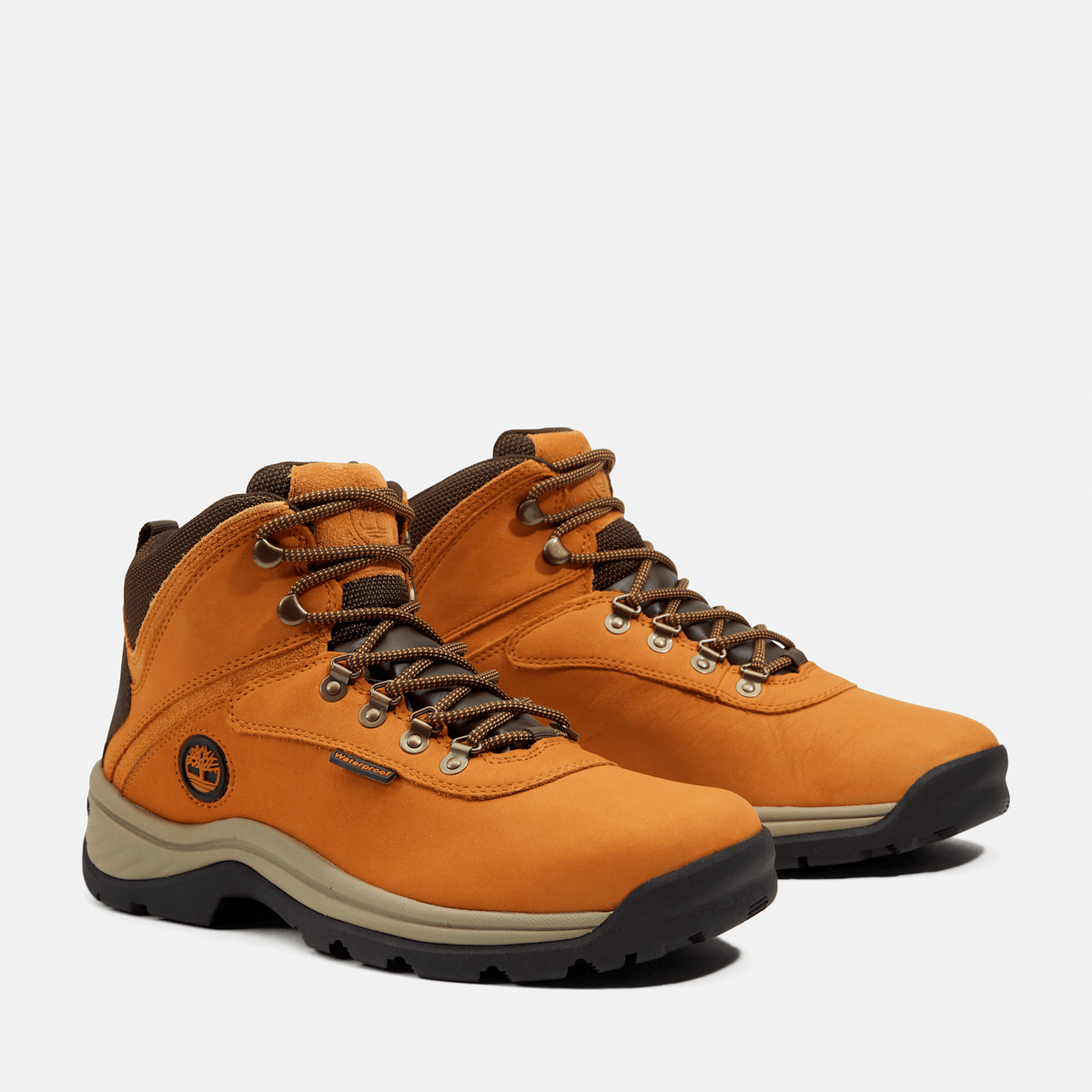Mens White Ledge Mid Waterproof Hiking Boot TBL Wheat ALT4