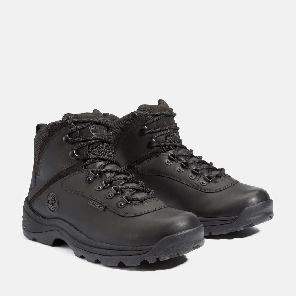Mens White Ledge Mid Waterproof Hiking Boot TBL Black ALT4