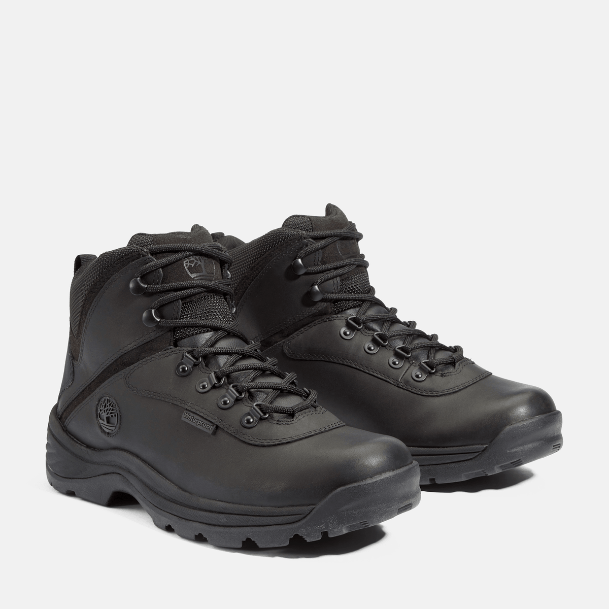 Mens White Ledge Mid Waterproof Hiking Boot TBL Black ALT4