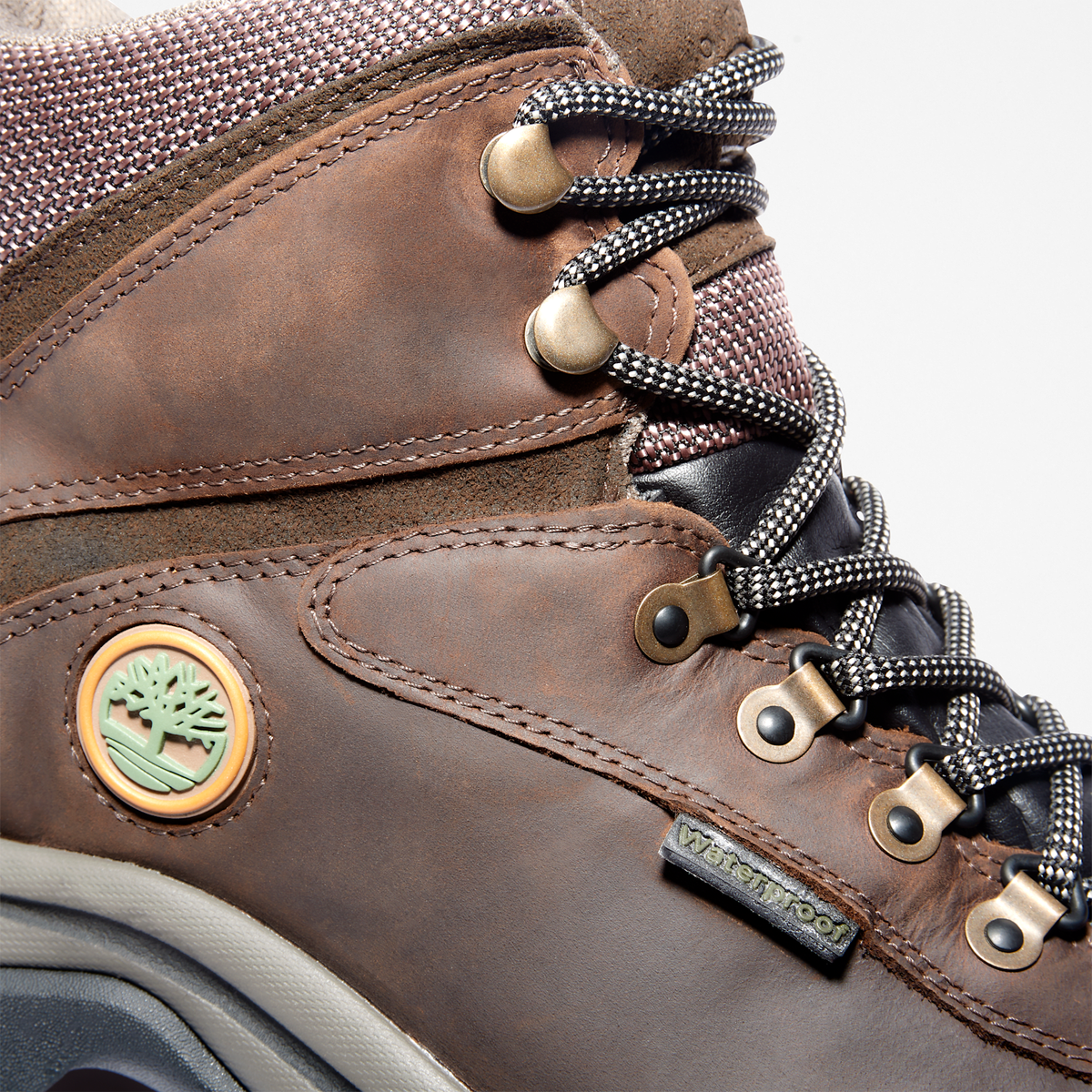 Mens White Ledge Waterproof Mid Hiker Boot TBL Brown ALT6