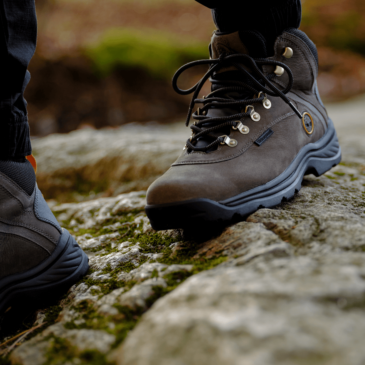 Mens White Ledge Waterproof Mid Hiker Boot TBL Brown ALT9