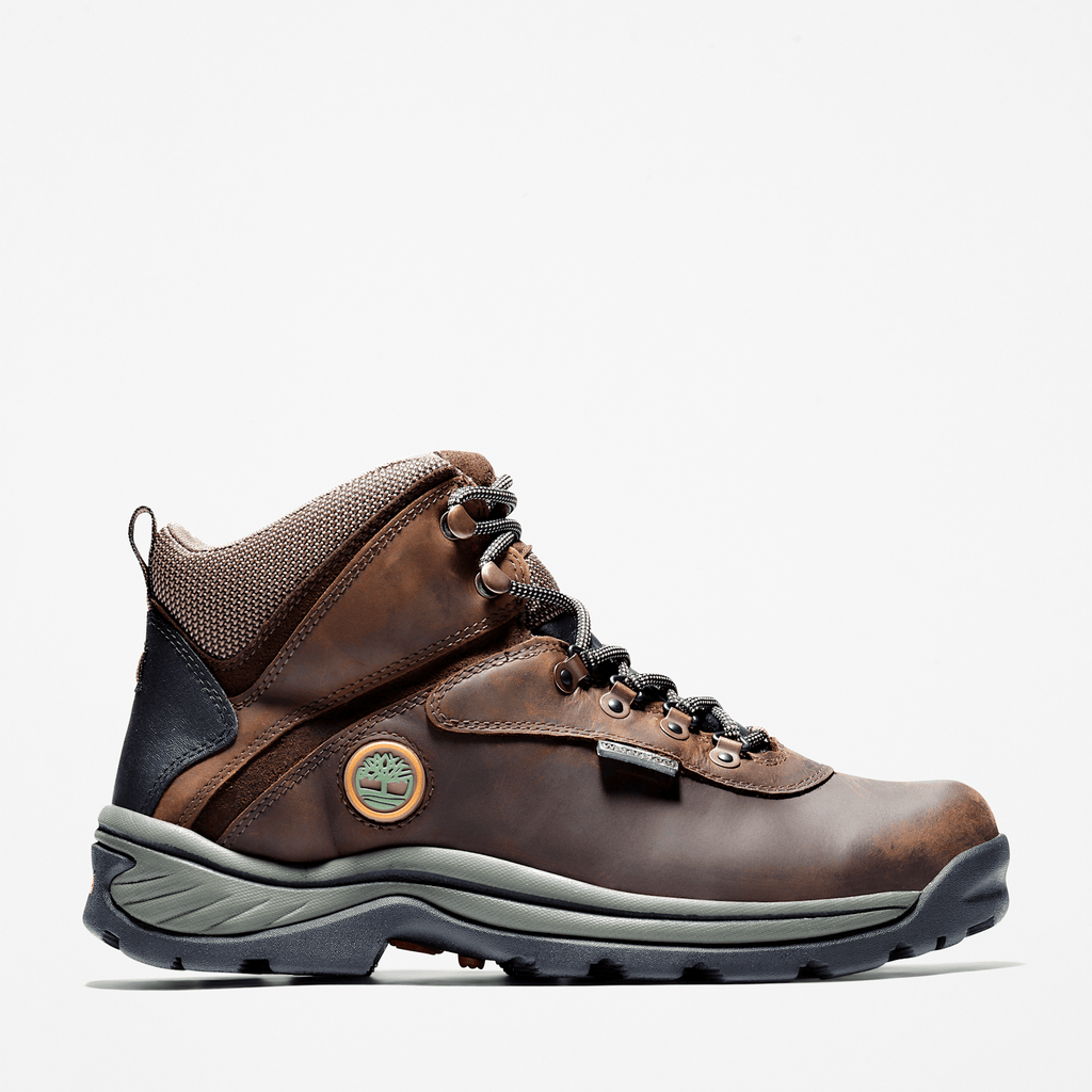 Mens White Ledge Waterproof Mid Hiker Boot TBL Brown HERO