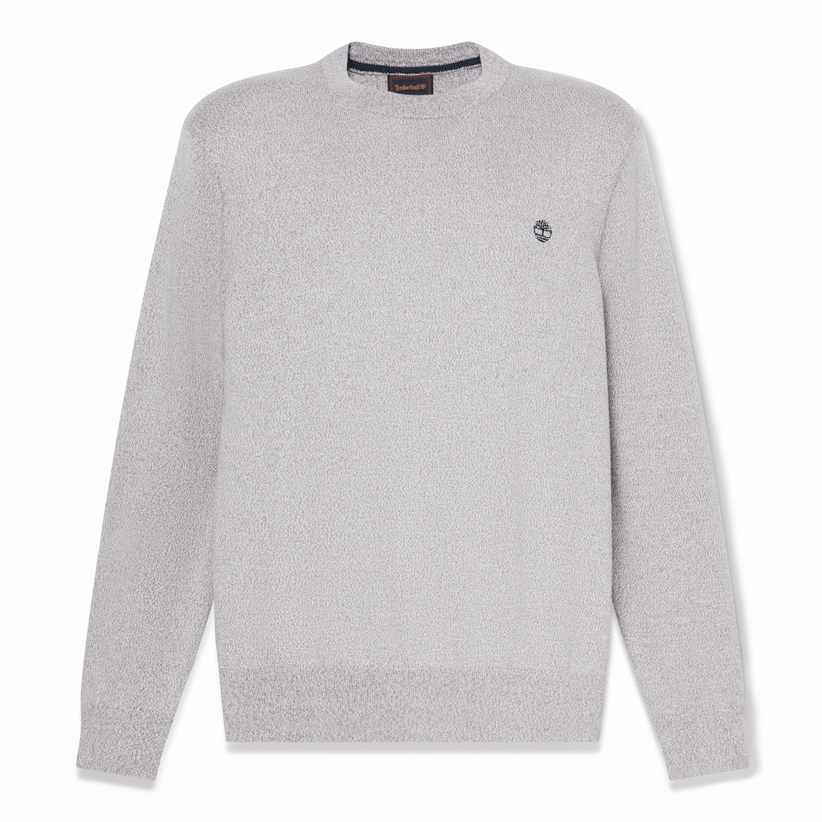 Mens Williams River Cotton Crewneck Sweater TBL Medium Grey Heather HERO