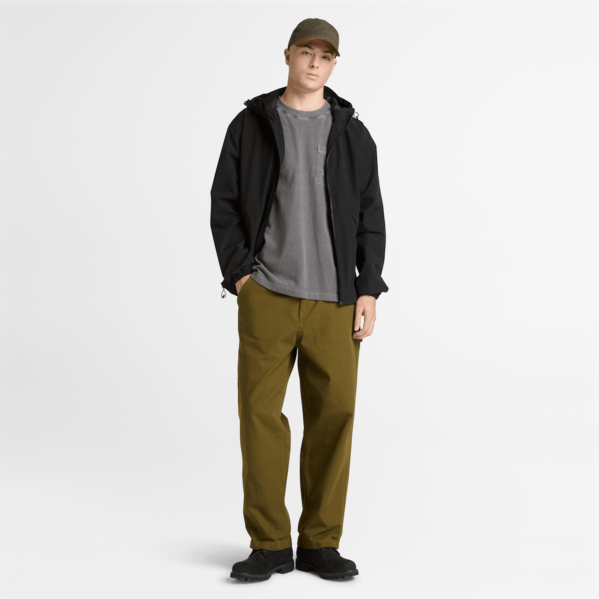 Mens Winnick Waterproof Shell Jacket TBL Black ALT2