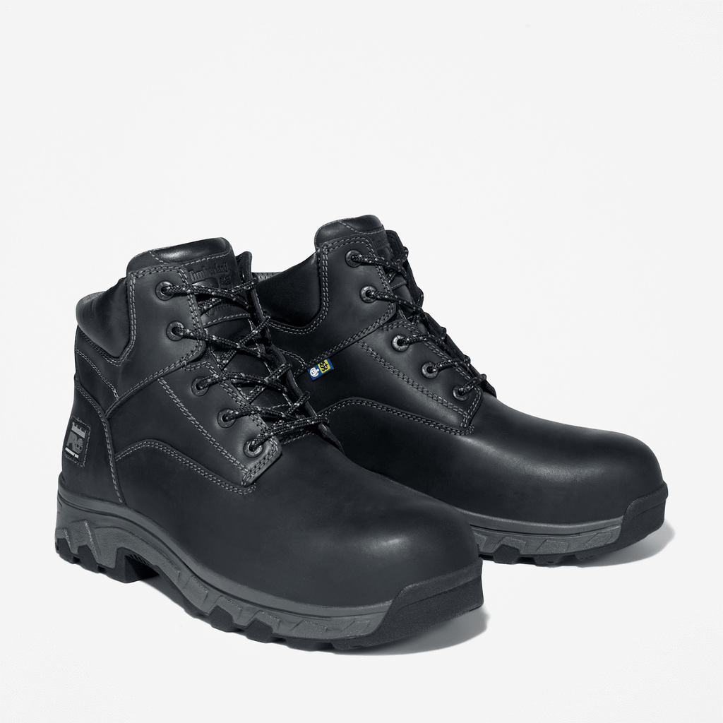 Mens Workstead 6 Composite Toe Work Boot TBL Black ALT4
