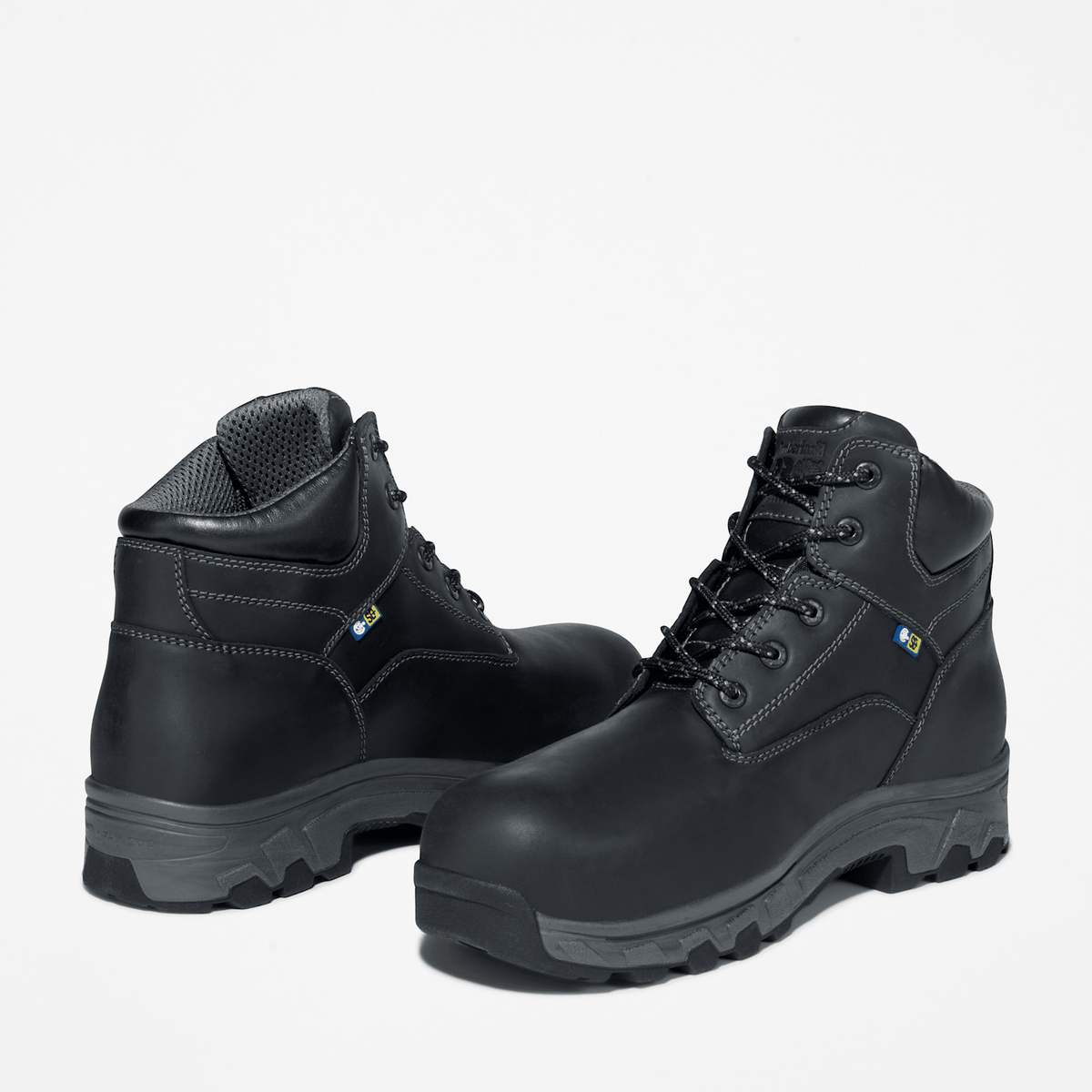 Mens Workstead 6 Composite Toe Work Boot TBL Black ALT5