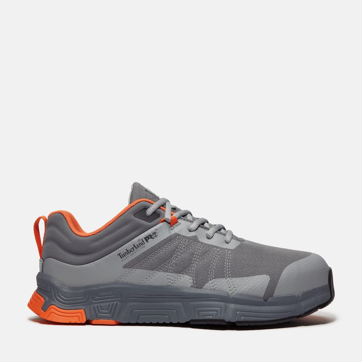 Mens XR1 Dynamic Natural Fit Alloy Toe Work Sneaker TBL Grey MeshOrange HERO