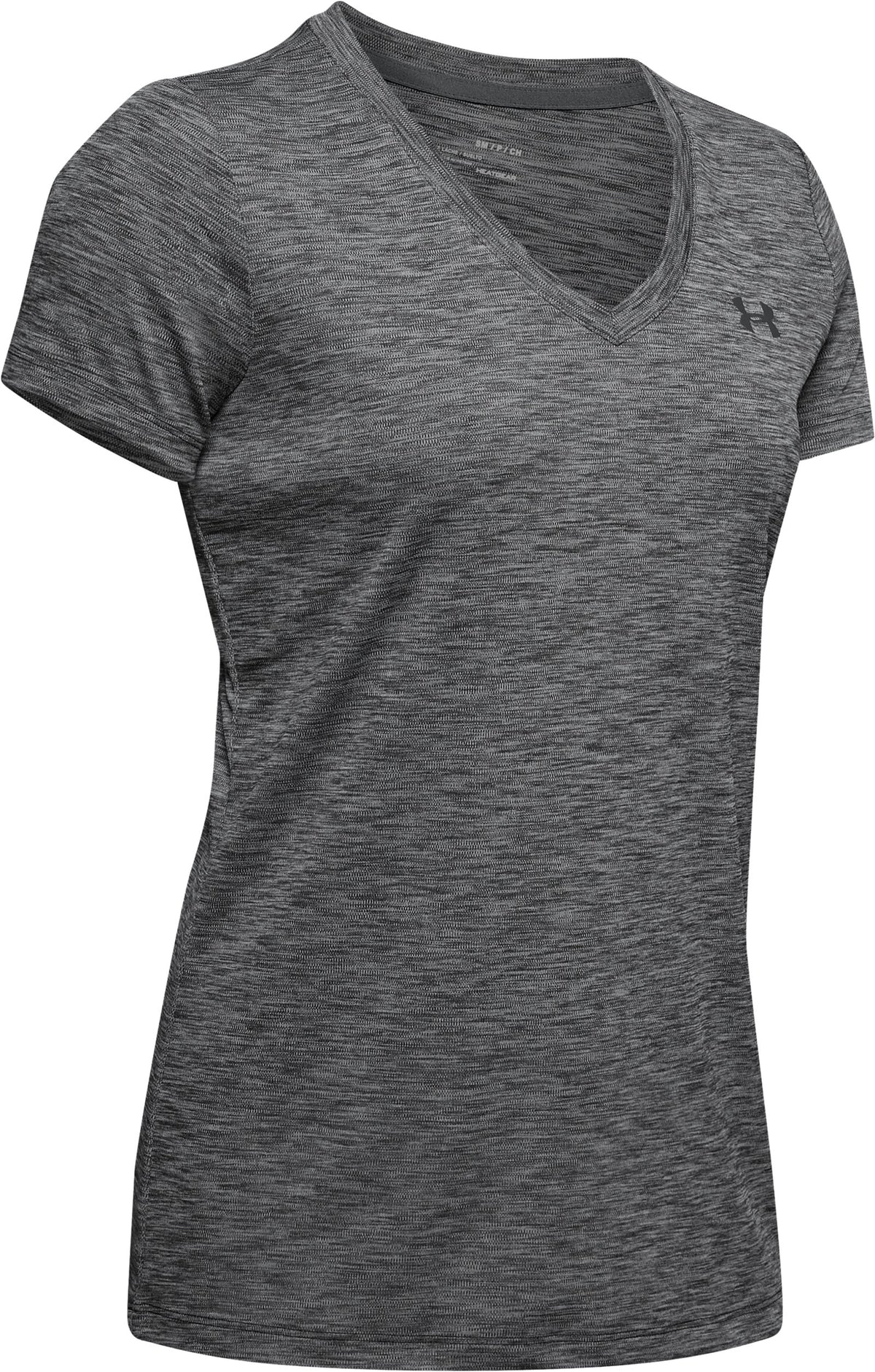 Women's UA Velocity Twist V-Neck Short Sleeve Women's V-Neck Short Sleeve - Black