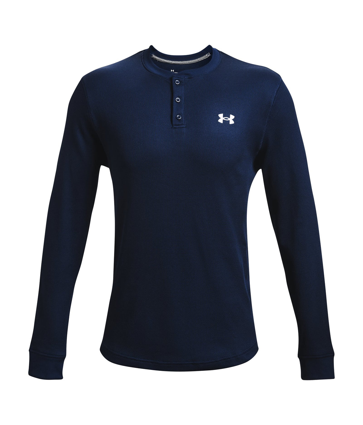 UA Waffle Men's Henley - Blue