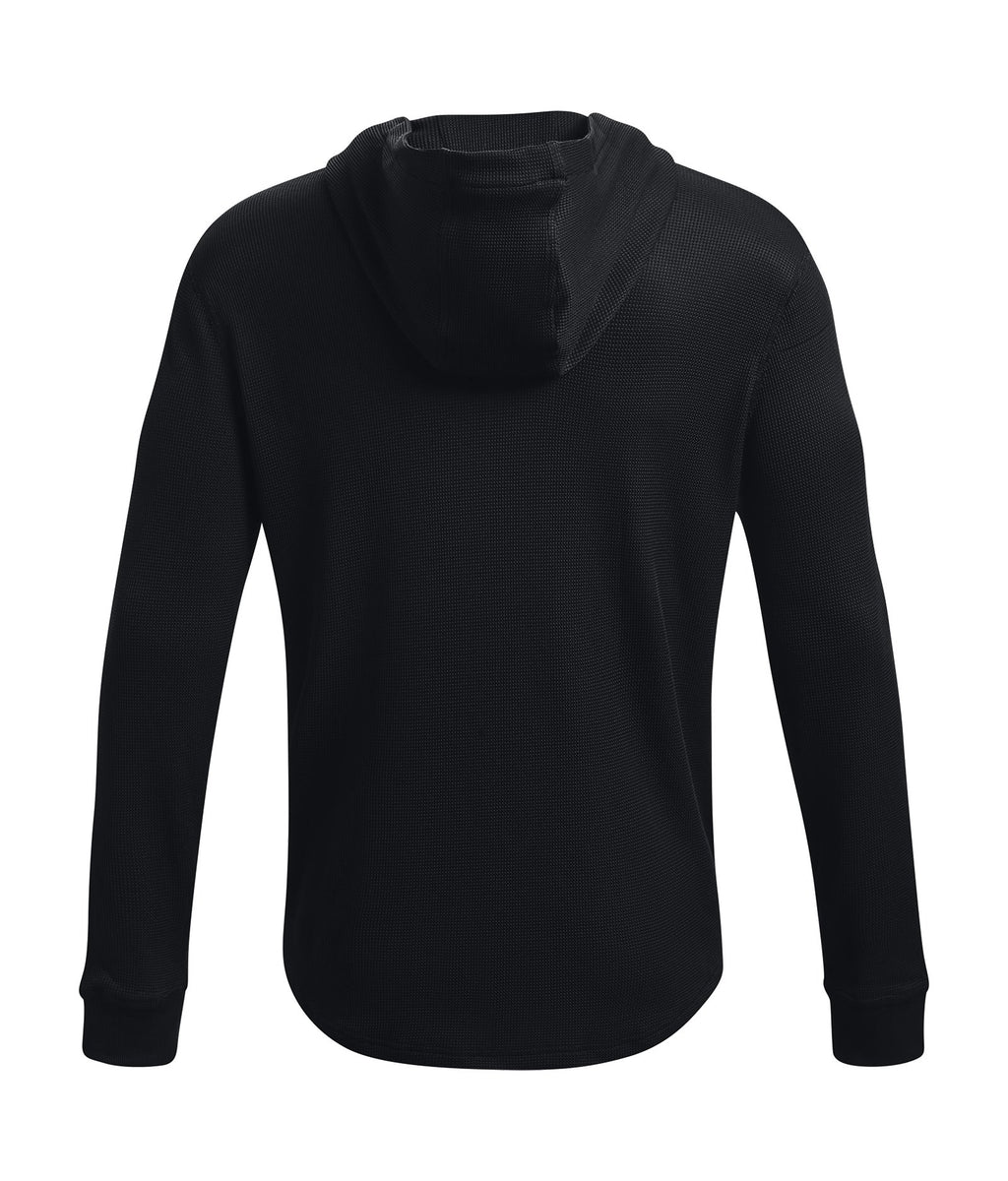 UA Waffle Men's Hoodie - Black