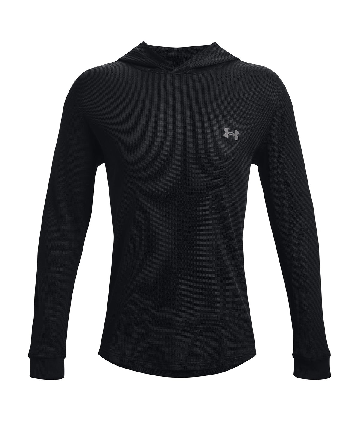 UA Waffle Men's Hoodie - Black