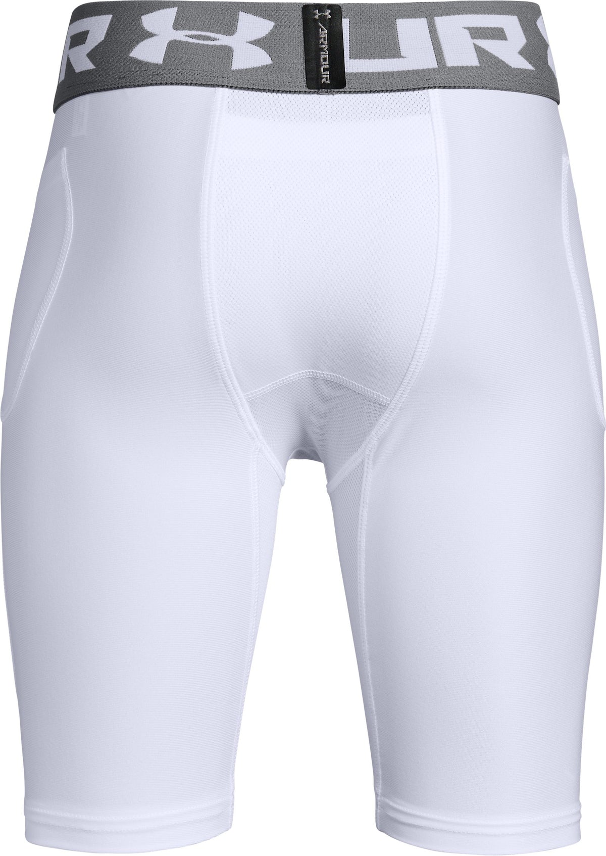 UA 6-Pocket Boys' Football Girdle - White