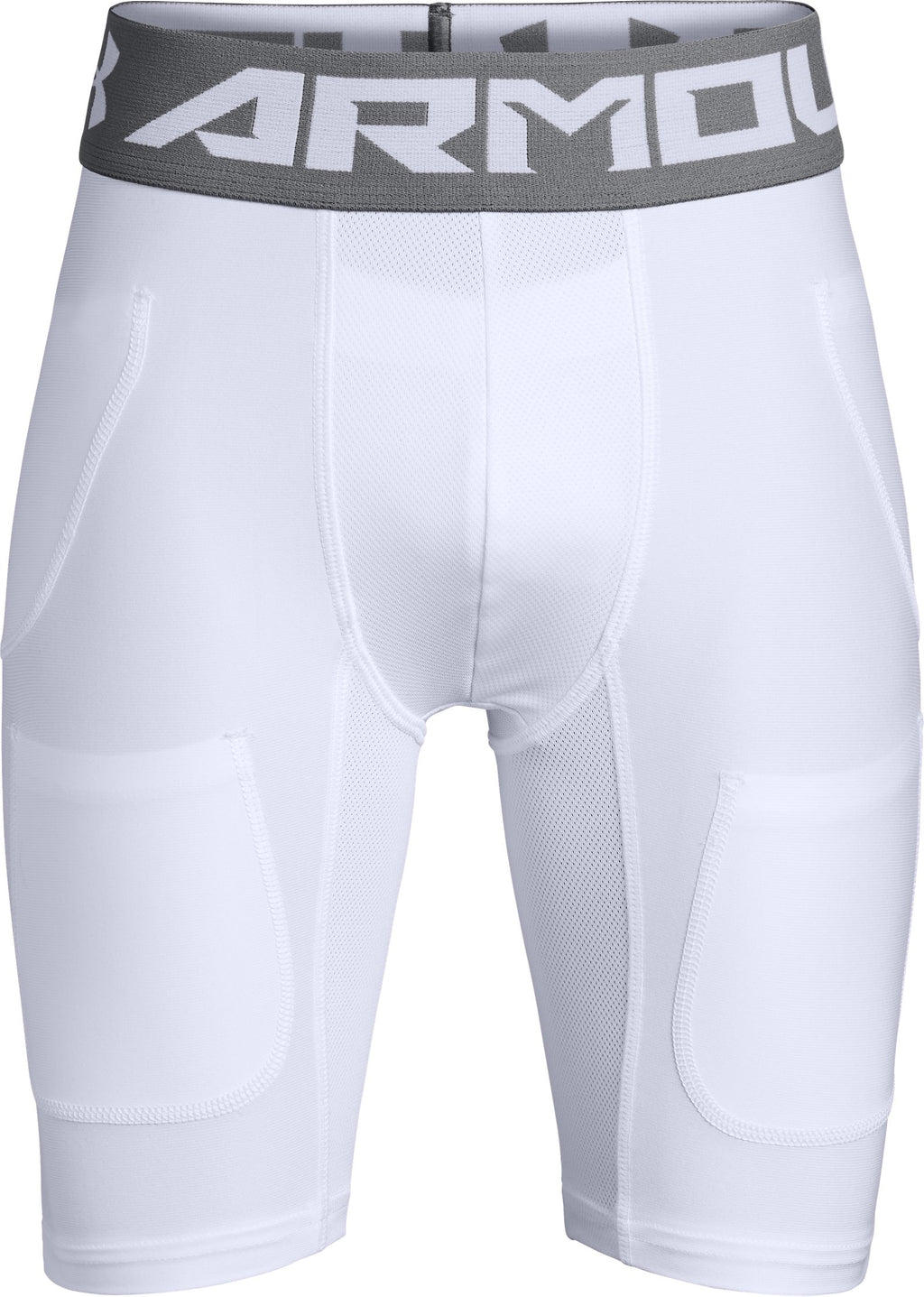 UA 6-Pocket Boys' Football Girdle - White