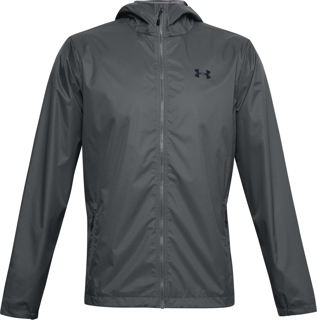 UA Storm Forefront Men's Rain Jacket - Gray