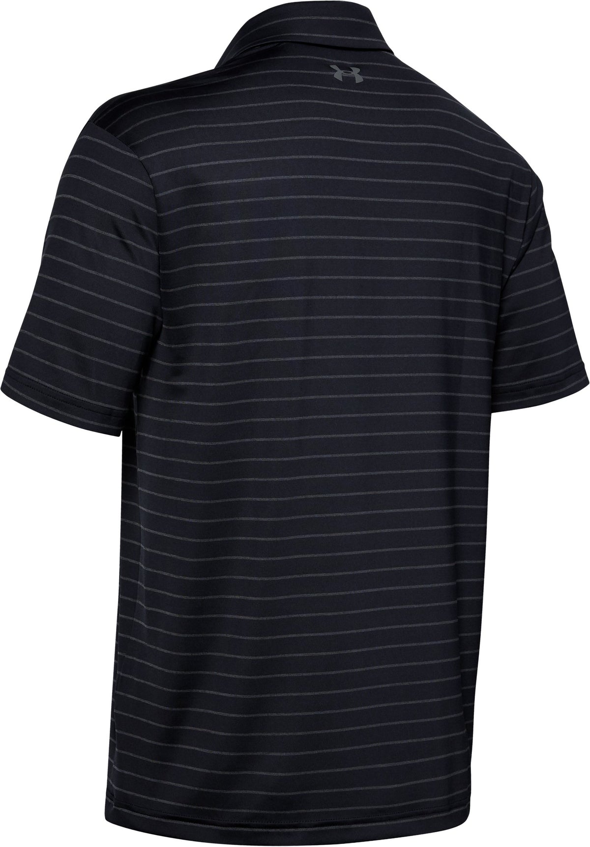 UA Playoff Core Stripe Men's Polo - Black