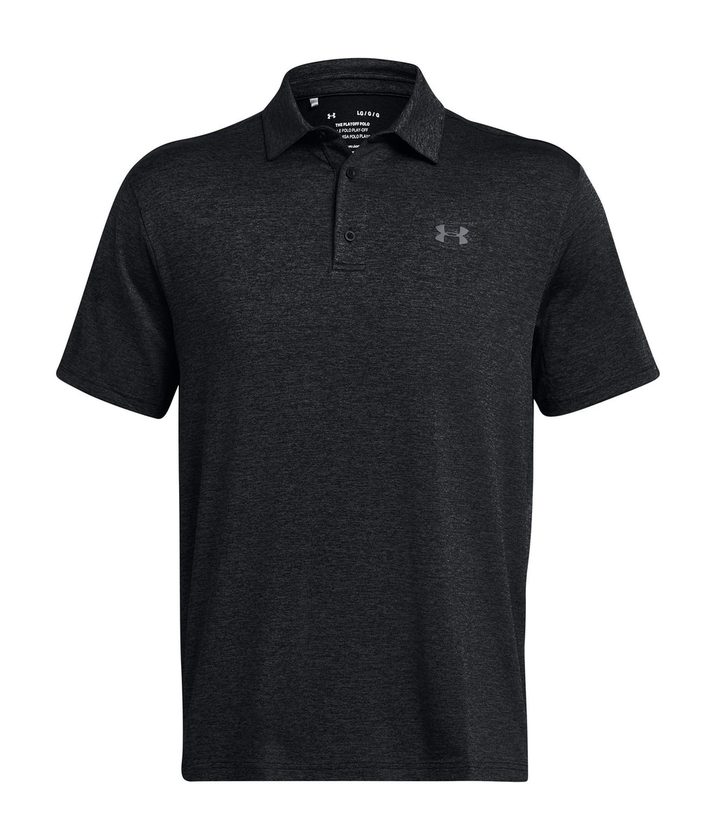 UA Playoff Heather Men's Polo - Black