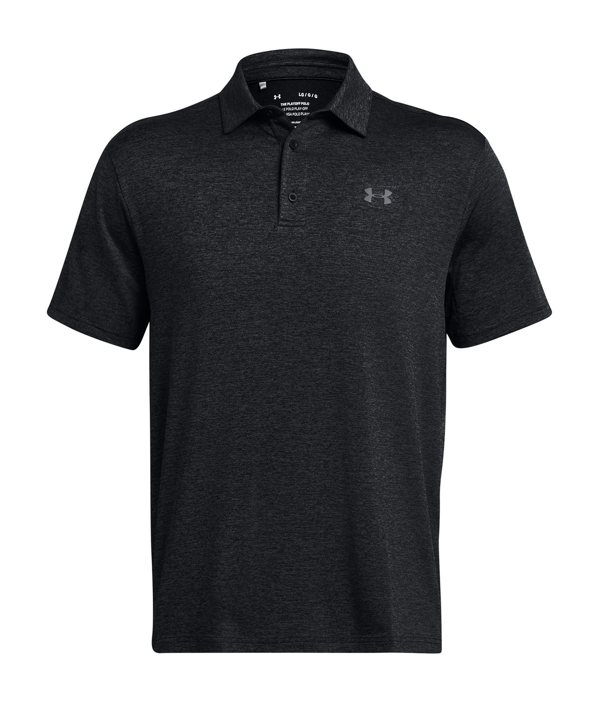 UA Playoff Heather Men's Polo - Black