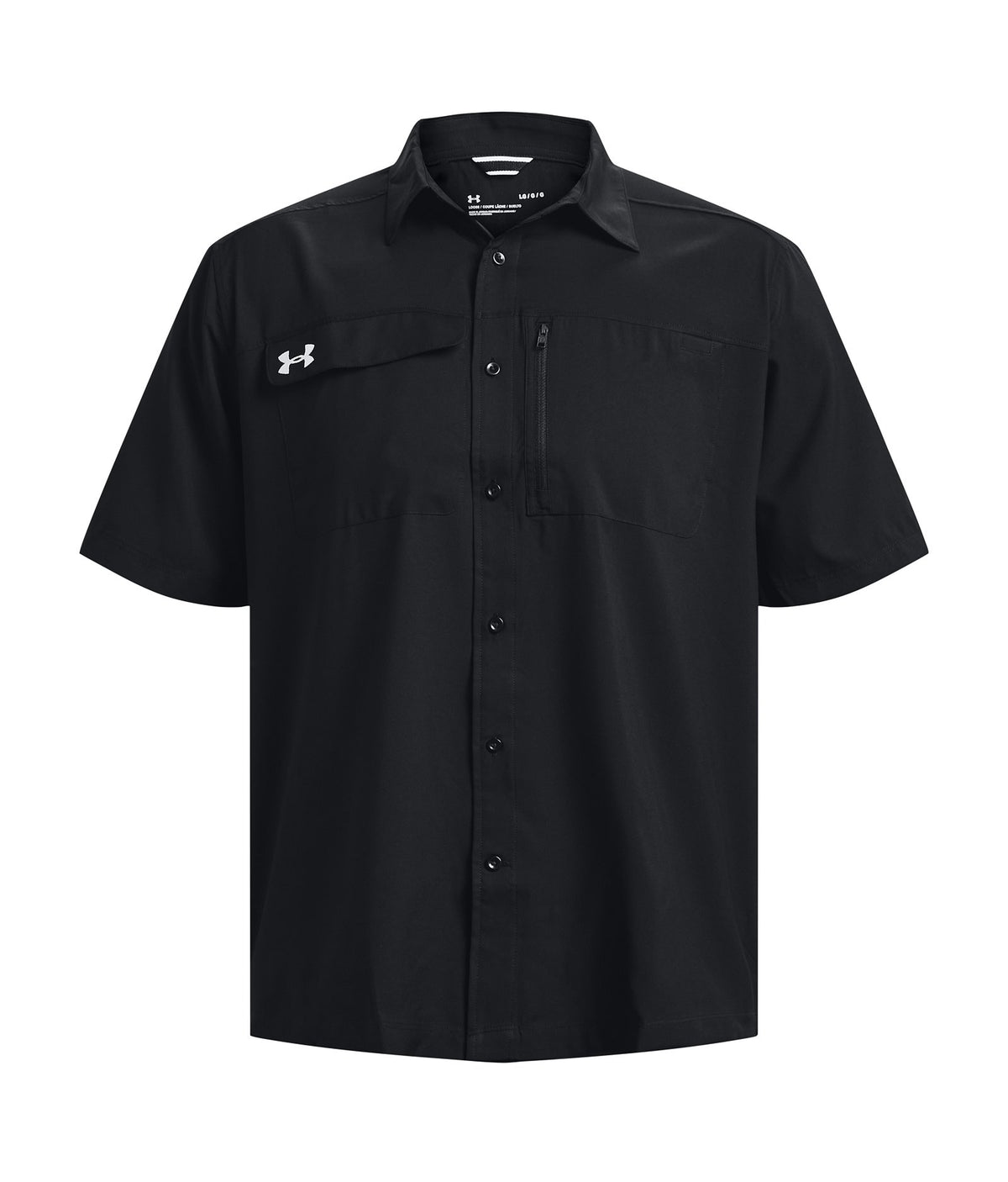 UA Motivator Coach's Men's Button Up Shirt - Black