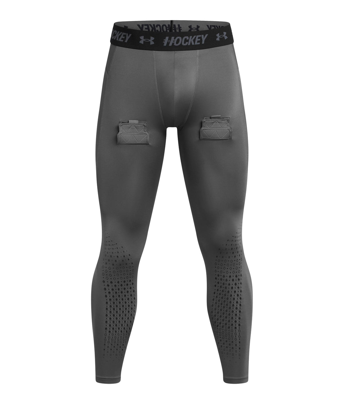 UA Hockey Compression Men's Leggings - Gray