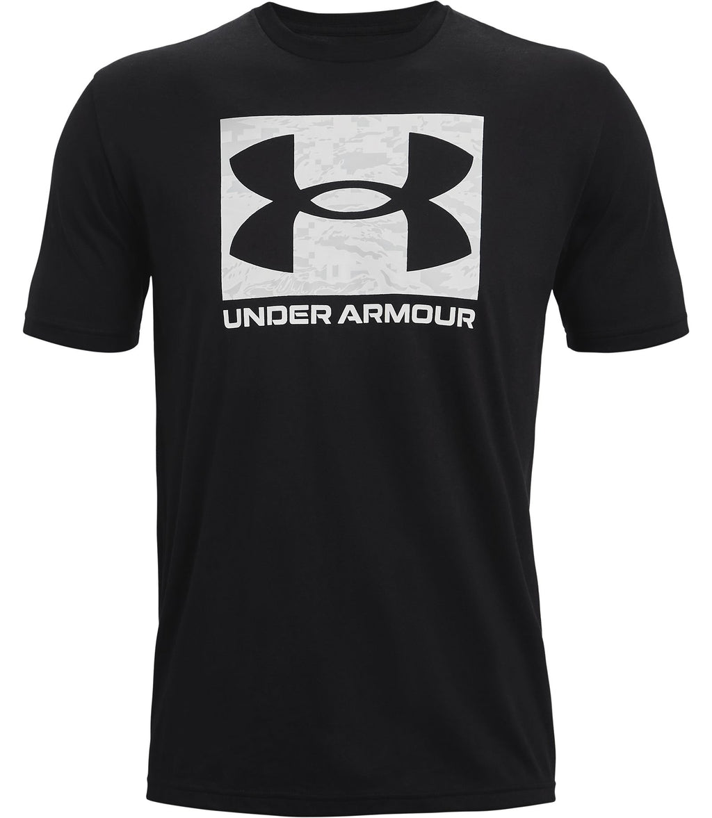 UA ABC Camo Boxed Logo Men's Short Sleeve - Black