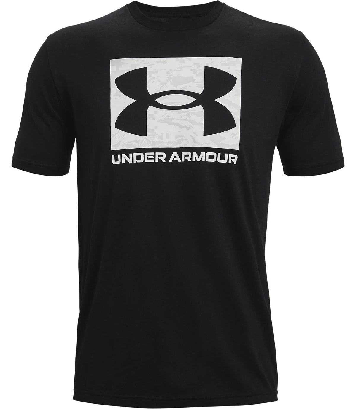 UA ABC Camo Boxed Logo Men's Short Sleeve - Black