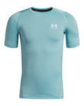 HeatGear® Armour Boys' Short Sleeve - Blue