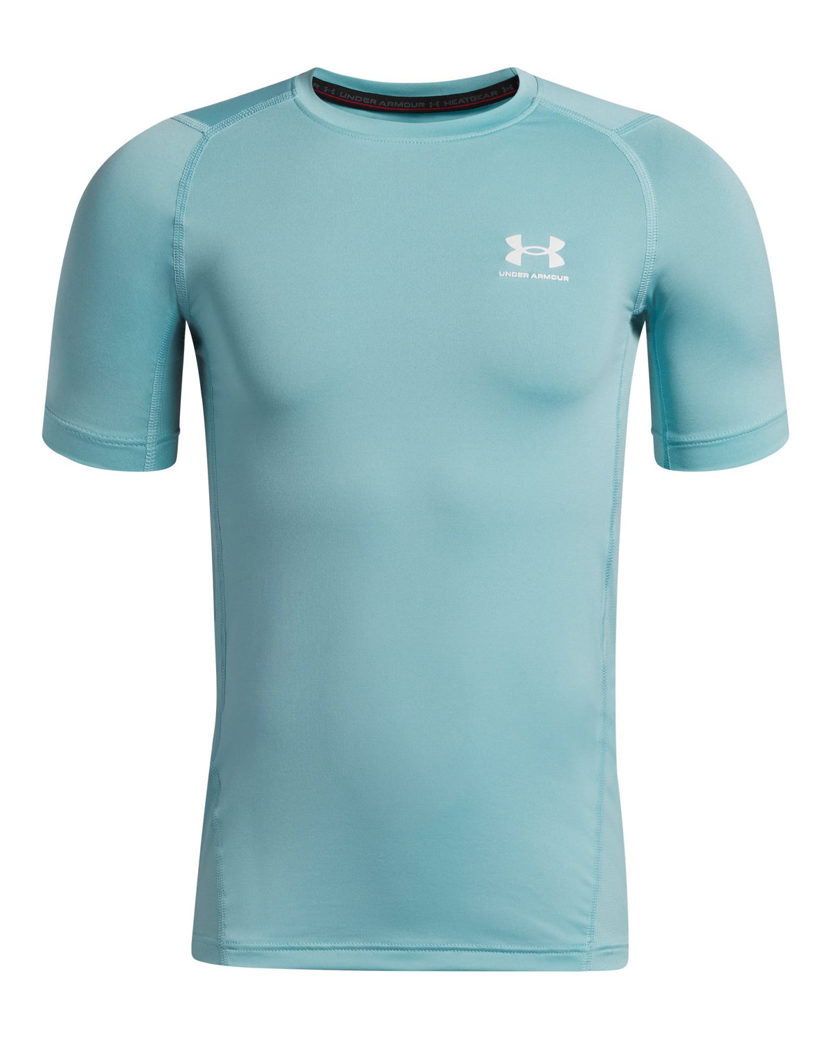 HeatGear® Armour Boys' Short Sleeve - Blue