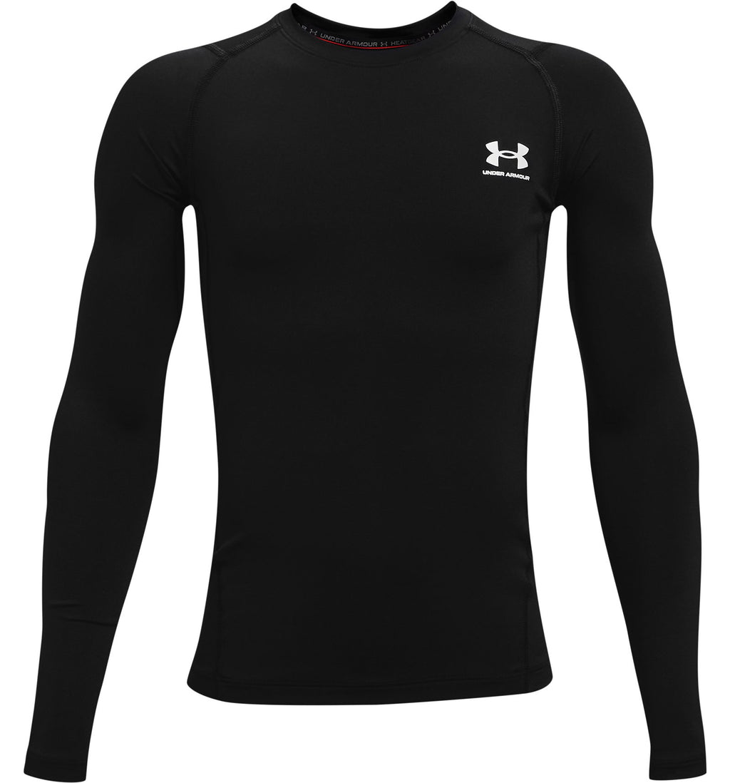 HeatGear® Armour Boys' Long Sleeve - White