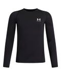 HeatGear® Armour Boys' Long Sleeve - Black