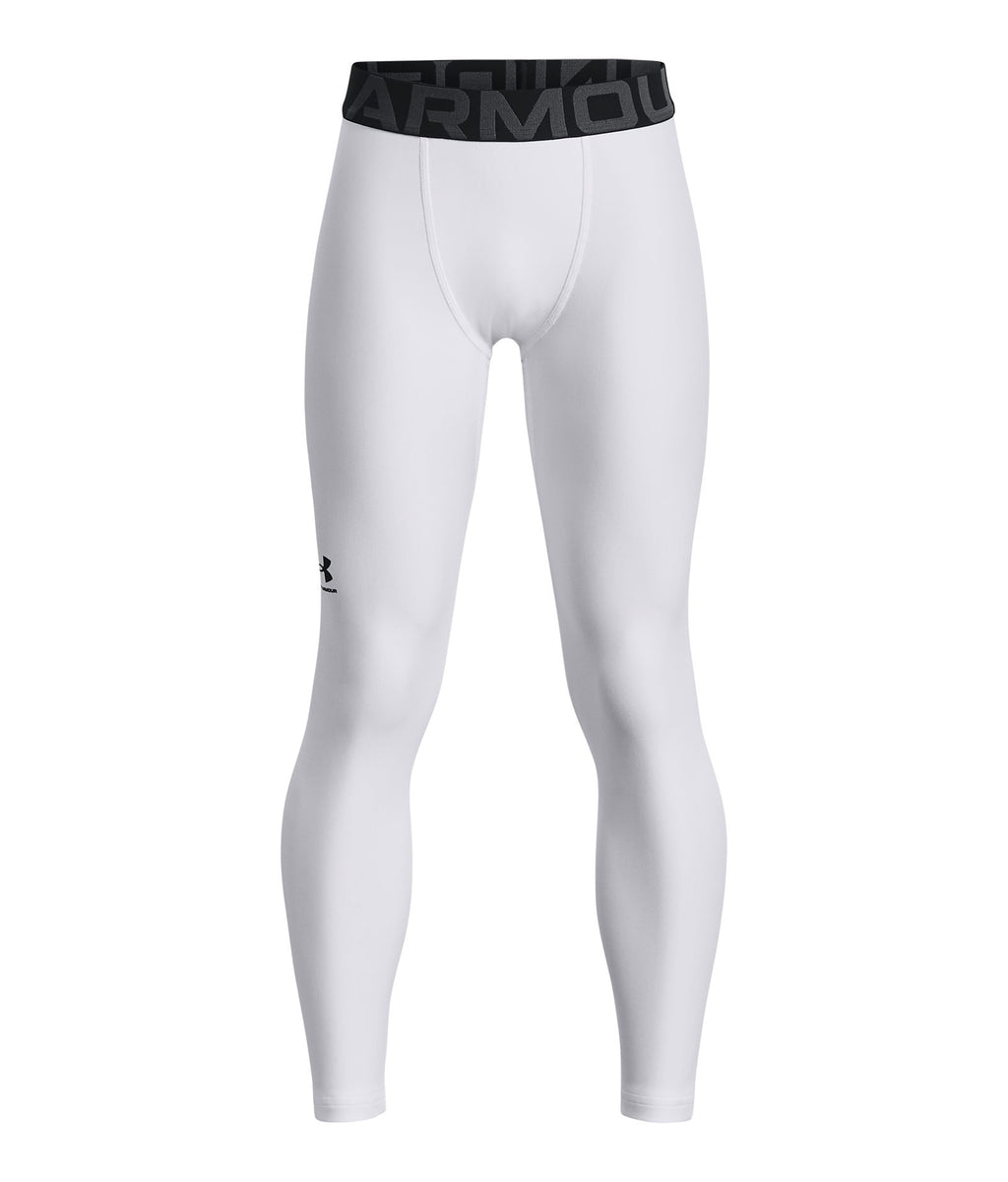 HeatGear® Armour Boys' Leggings - White