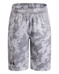 UA Velocity Printed Boys' Shorts - Gray