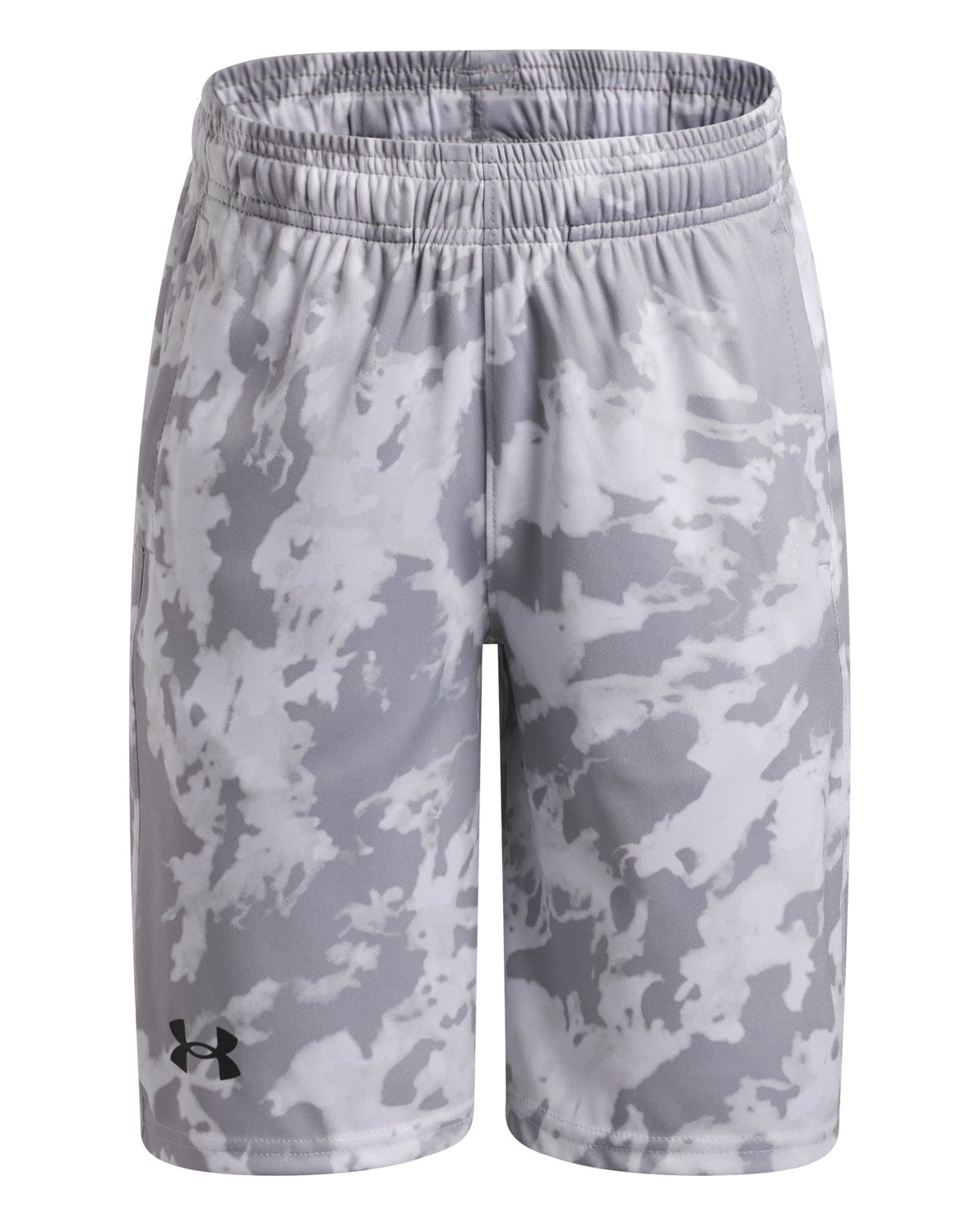 UA Velocity Printed Boys' Shorts - Gray