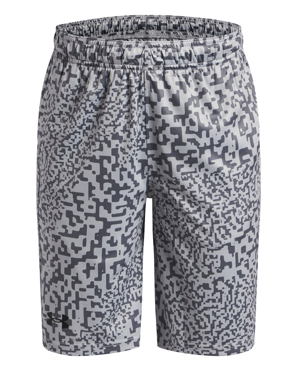 UA Velocity Printed Boys' Shorts - Gray