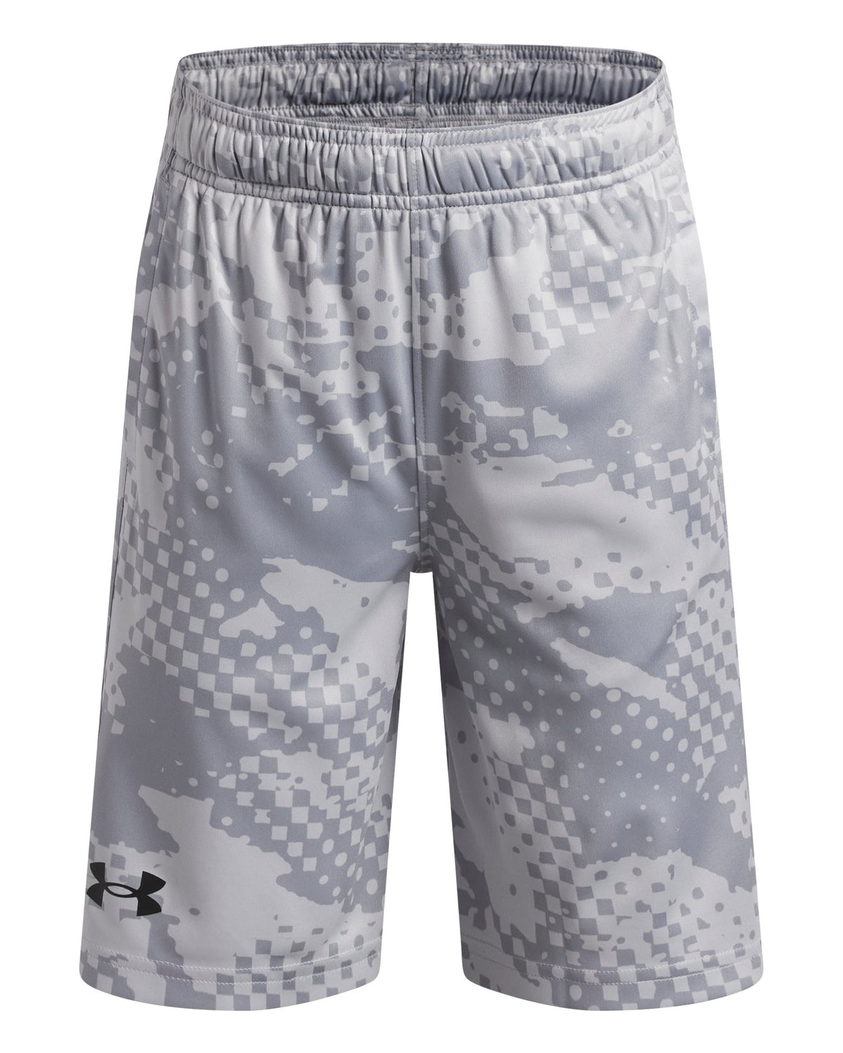 UA Velocity Printed Boys' Shorts - Gray