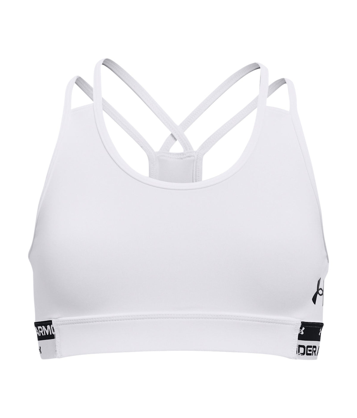 HeatGear® Armour Girls' Sports Bra - White