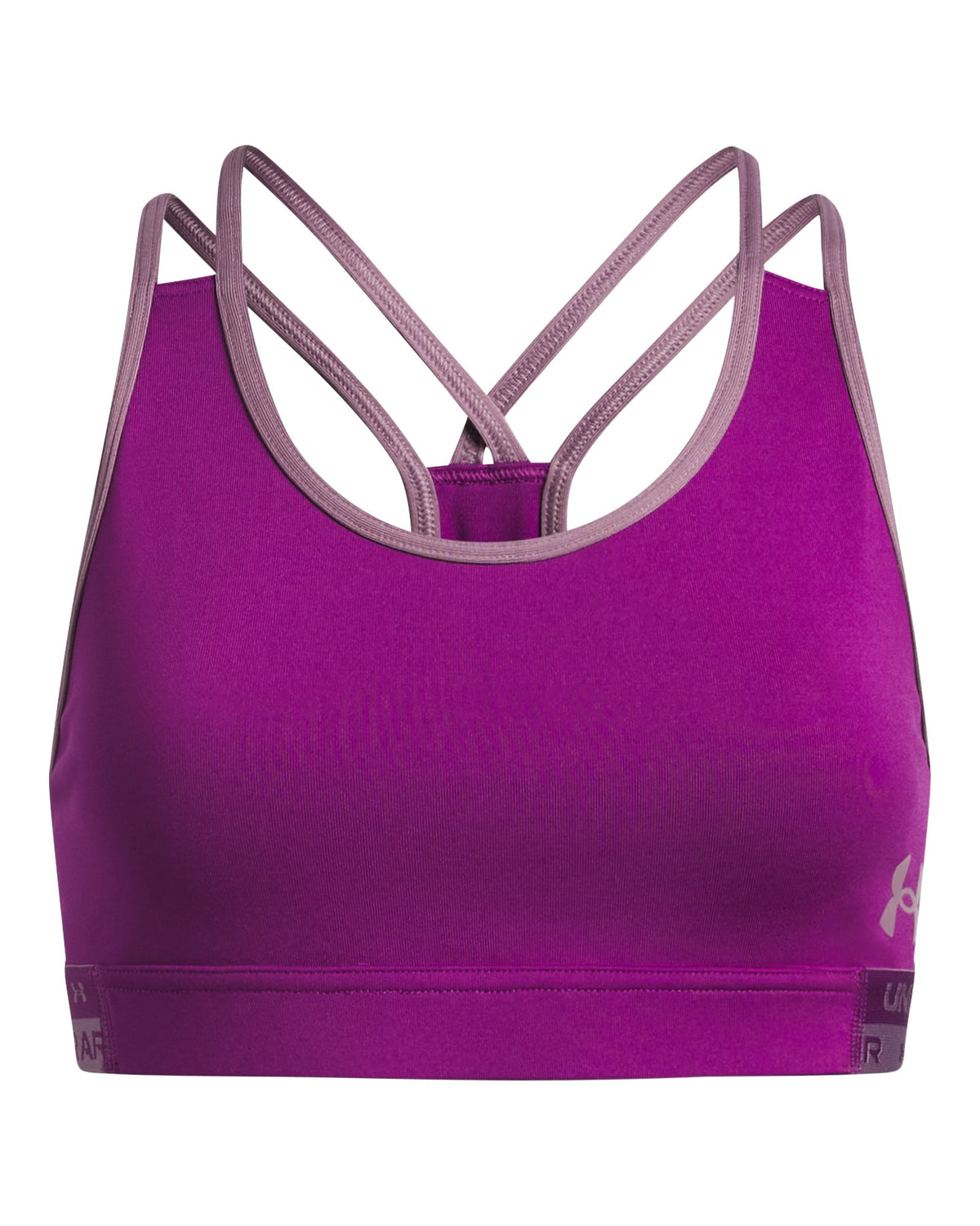 HeatGear® Armour Girls' Sports Bra - Purple