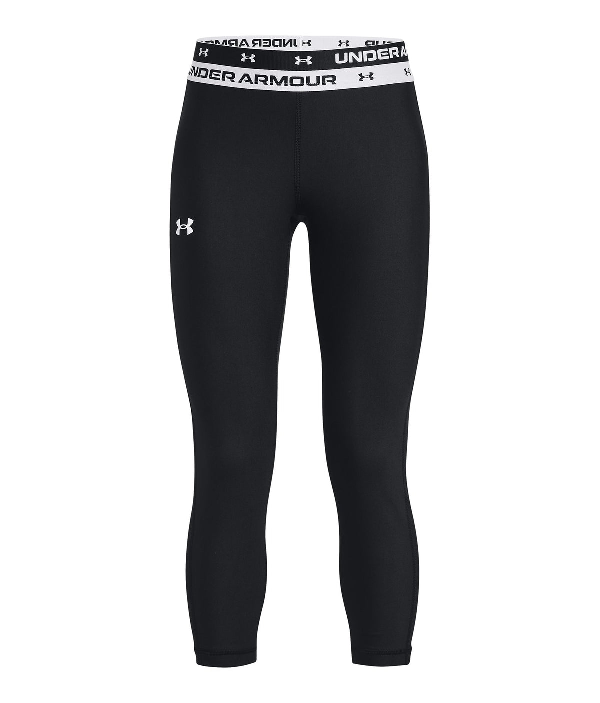 Girls' HeatGear® Armour Crop null - Black