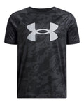 UA Tech™ Big Logo Printed Boys' Short Sleeve - Black