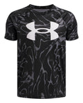 UA Tech™ Big Logo Printed Boys' Short Sleeve - Black