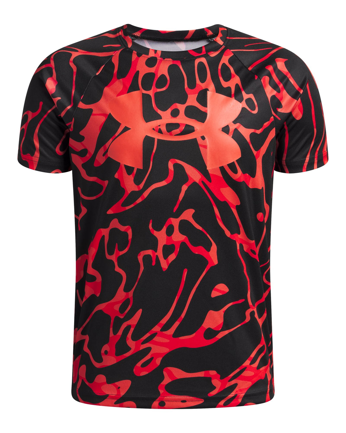 UA Tech™ Big Logo Printed Boys' Short Sleeve - Black