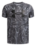 UA Tech™ Big Logo Printed Boys' Short Sleeve - Gray