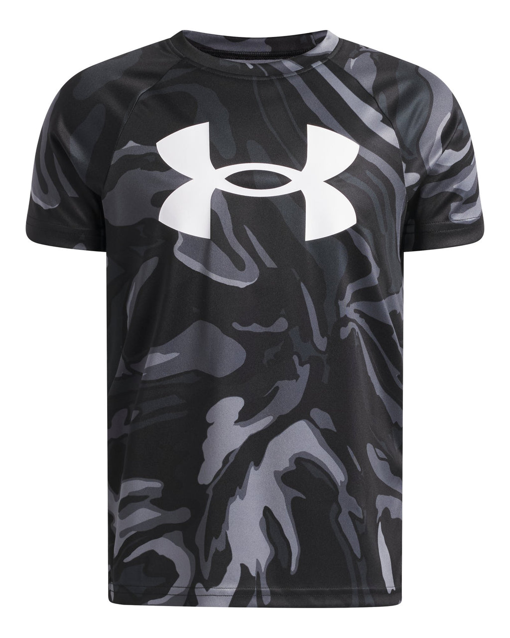 UA Tech™ Big Logo Printed Boys' Short Sleeve - Blue
