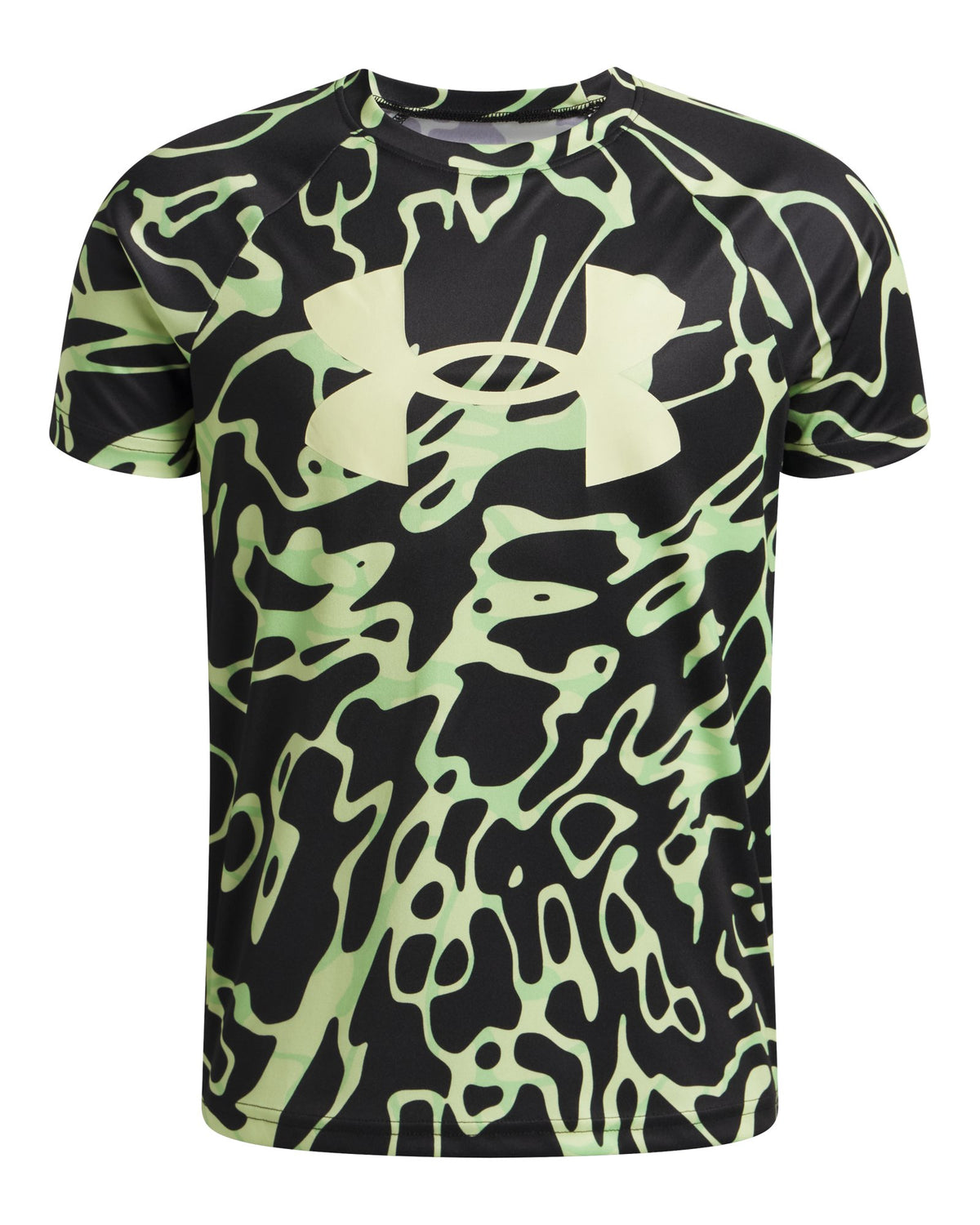 UA Tech™ Big Logo Printed Boys' Short Sleeve - Green