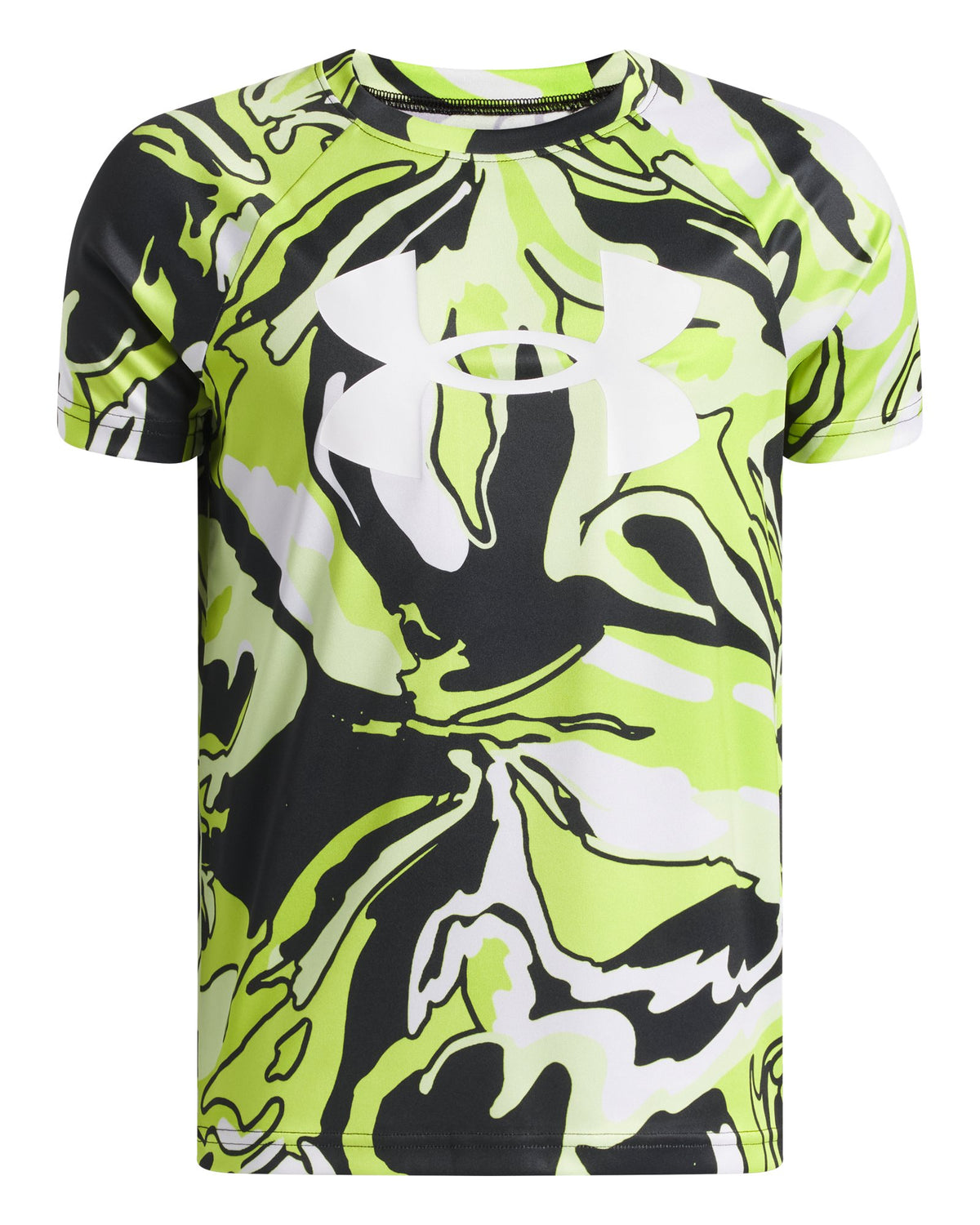 UA Tech™ Big Logo Printed Boys' Short Sleeve - Green