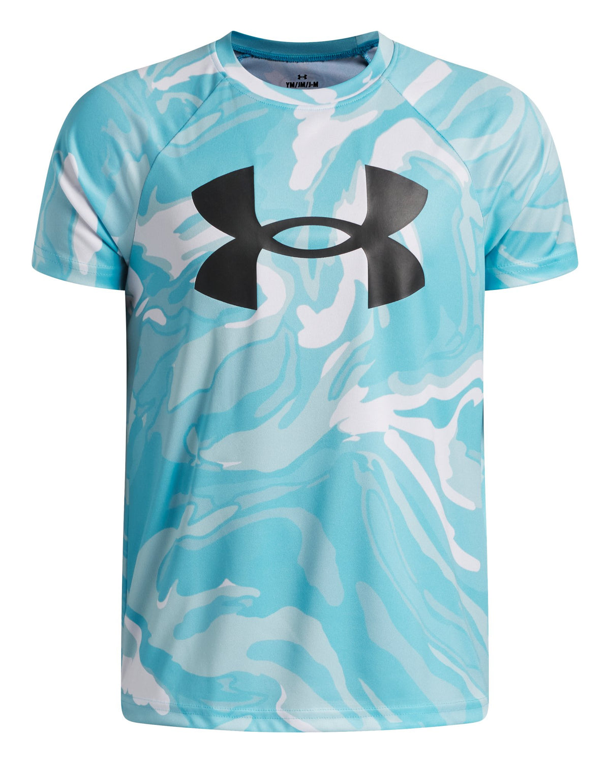 UA Tech™ Big Logo Printed Boys' Short Sleeve - Blue