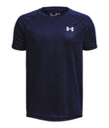 UA Tech™ 2.0 Boys' Short Sleeve - Blue
