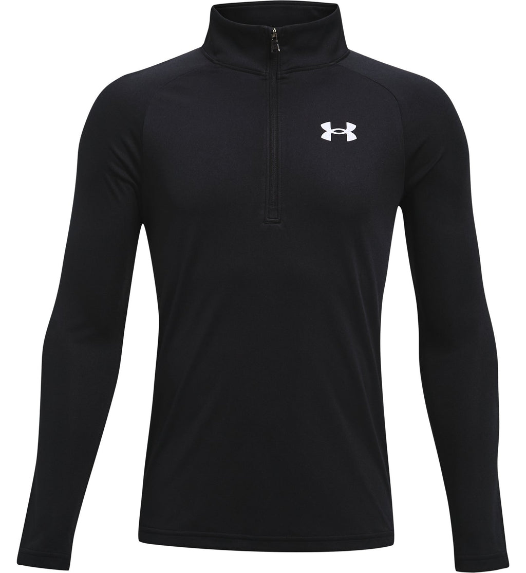 UA Tech™ 2.0 Boys' ½ Zip - Black