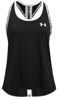 UA Knockout Girls' Tank - Black