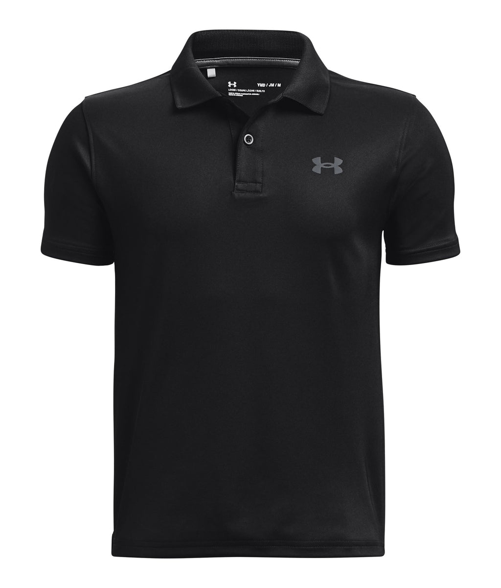 UA Performance Boys' Polo - Black