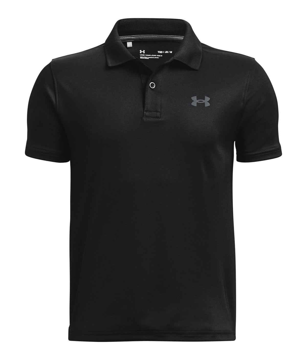 UA Performance Boys' Polo - Black